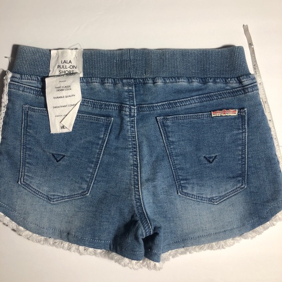 HUDSON Jeans Hudson Kids La La Knit Shorts Size L - Picture 2 of 9